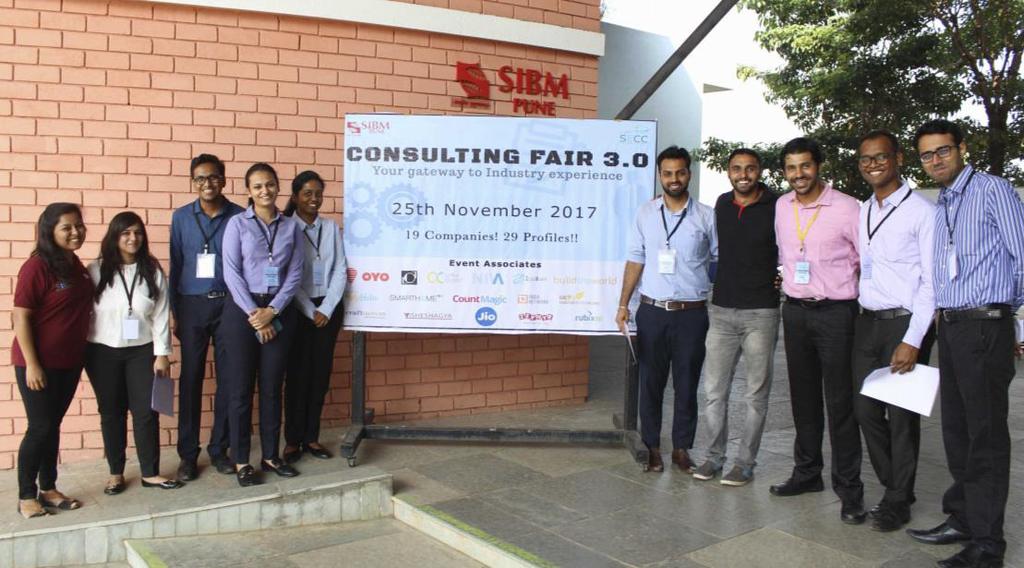 Consulting Fair 3.0 25th November 2017 Consulting Fair 3.0 The Consulting Wing of the Social, Entrepreneurship and Consulting Cell, SIBM Pune proudly organized the Consulting Fair 3.