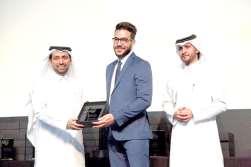 Amro was presented with the award and honored at the QU 2017 Takreem event.
