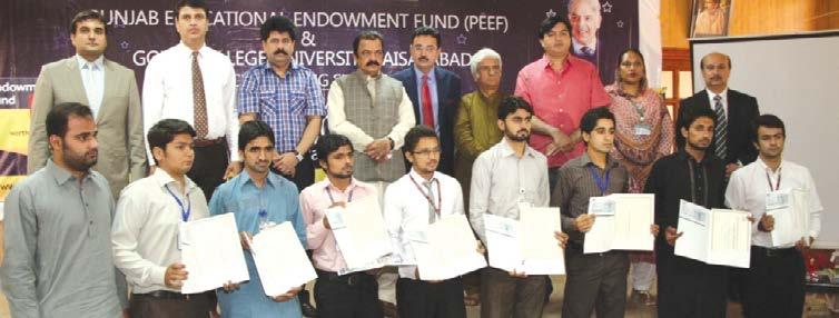 Proactive System for Awarding Scholarships PEEF has adopted a proactive approach by providing scholarships at the door steps of the meritorious and needy students.