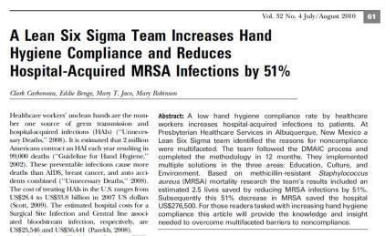 saving of US$ 354,276 with a net saving of US$ 276,500 Mathematical model, a 200-bed hospital incurs US$ 1,779,283 in annual MRSA