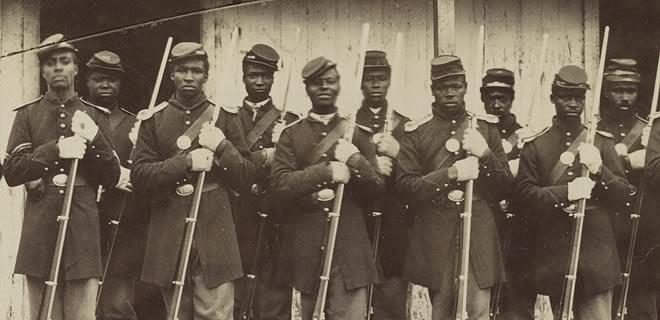 I. African Americans in War p. 007 A. African Americans began to fight for the Union after the Emancipation Proclamation 1. By the end of the war almost 10% of the Union army was African American 2.