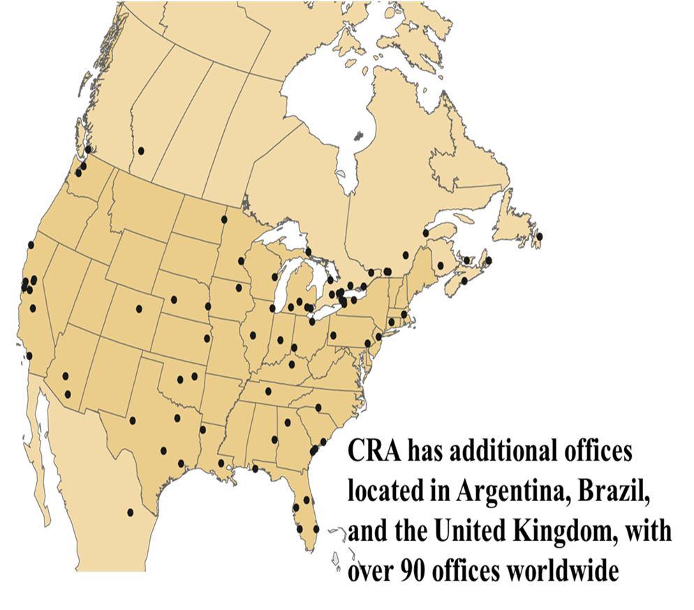 Secured Development Partner CRA s North American Office Locations SPECIALTY NUMBER