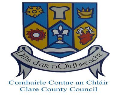 (1) Name of Group: CLARE COUNTY COUNCIL APPLICATION FOR BURIAL GROUND MAINTENANCE PRIMING GRANT 2016 (2) Name and Address for Correspondence: (3) Location of Proposed Works: Outline of Proposed