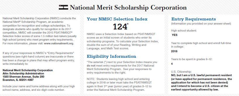 What is the National Merit Scholarship Program?