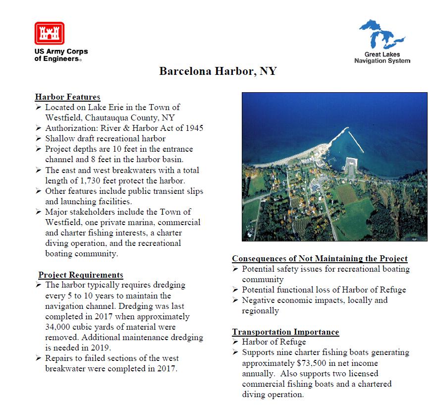26 HARBOR FACT SHEETS www.lre.
