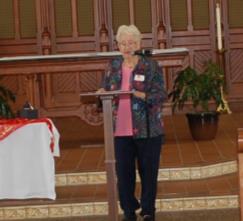 the award not only for her ministry to poor and marginalized people, but for her leadership of LCWR at a difficult time in Church history for women religious.