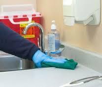 Environmental cleaning Designated responsibility Written schedule Risk assessment Trained