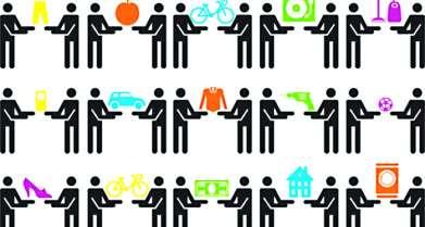 13 Sharing economy What is Sharing economy? - A type of business by sharing services, human resources, and products.