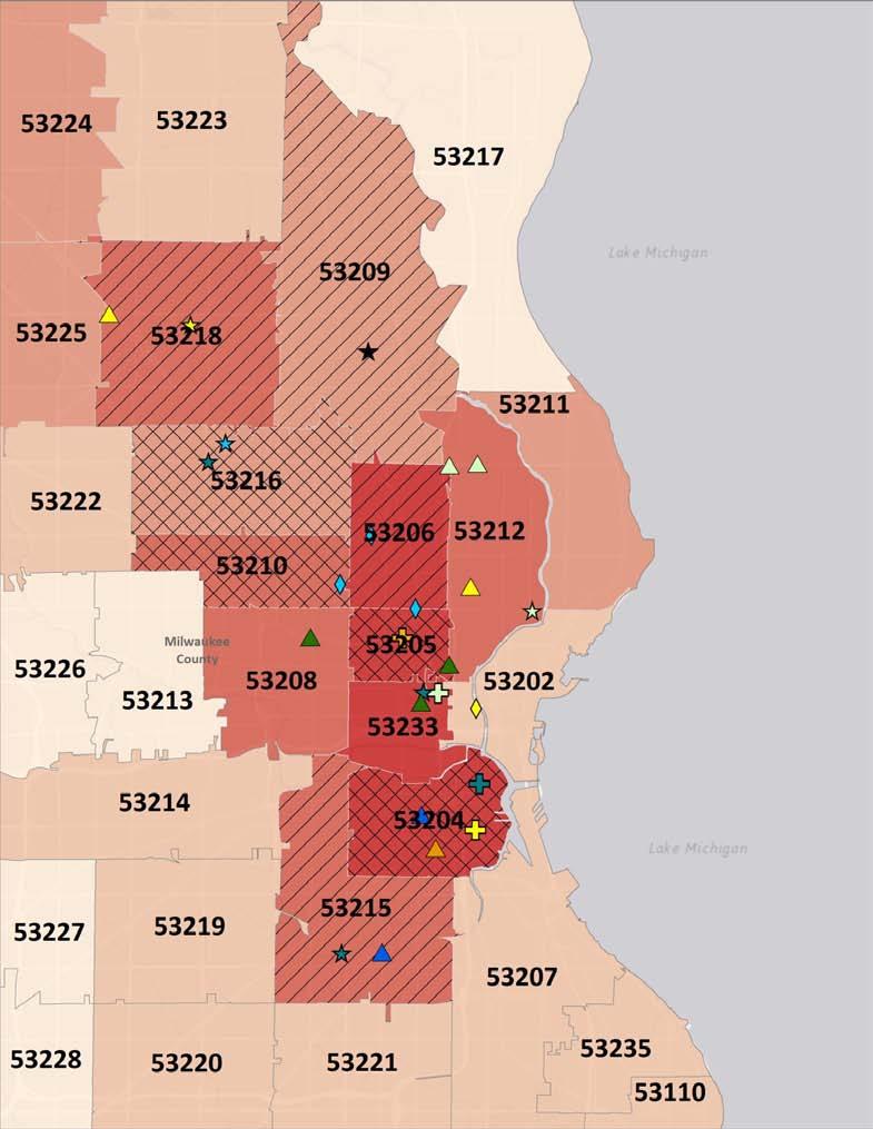 Primary Care Access Study Highest Poverty Zip Codes accounted for: 45% of total county population 71% of the