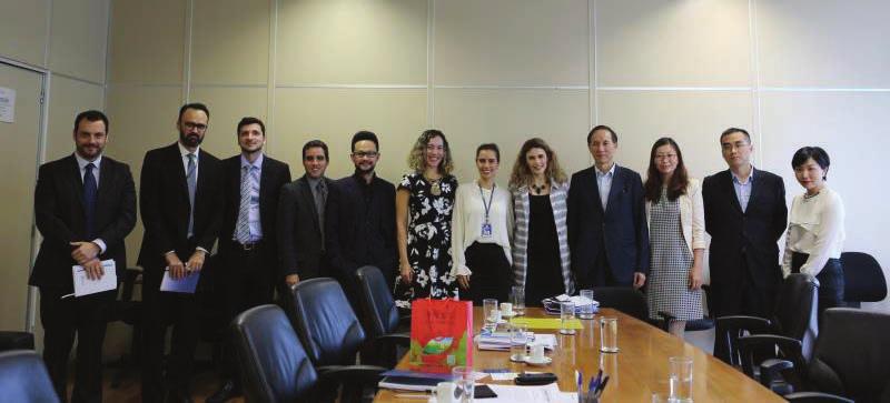 Meeting with UNIDO Country Office in Brazil (Brasilia, 27 April 2017) The delegation met with Mr.
