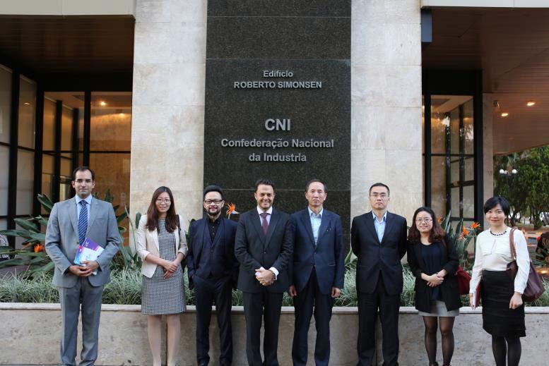 Meeting with National Confederation of Industry (CNI) (Brasilia, 27 April 2017) The delegation met Mr. Frederico Lamego, Executive Manager of the International Relations Unit.