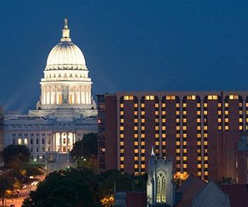 Conference Locations July 24-27: Madison, WI The Concourse Hotel and Governor s Club is situated in downtown Madison, Wisconsin across the street from the State Capitol, surrounded by a variety of