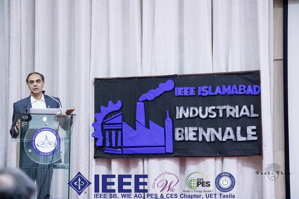 IEEE Islamabad Industrial Biennale: Date: May 7, 2017 IEEE PIEAS SB in collaboration with IEEE UET Taxila SB arranged IEEE Islamabad Industrial Biennale 17 on the last day of PION 17.