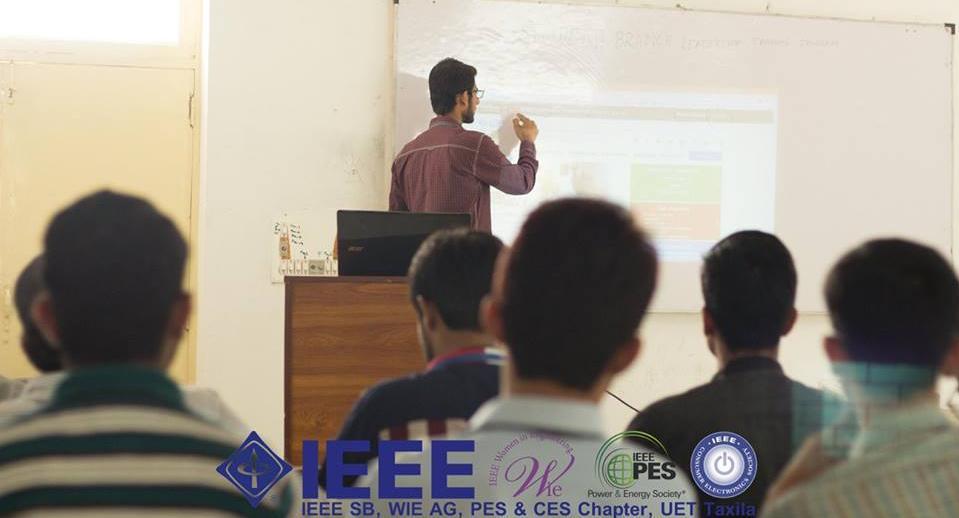 Seminar on Student Branch Leadership Training Activity: Date: September 28, 2017 IEEE SB UET Taxila organized a training event exclusively for the branch members.