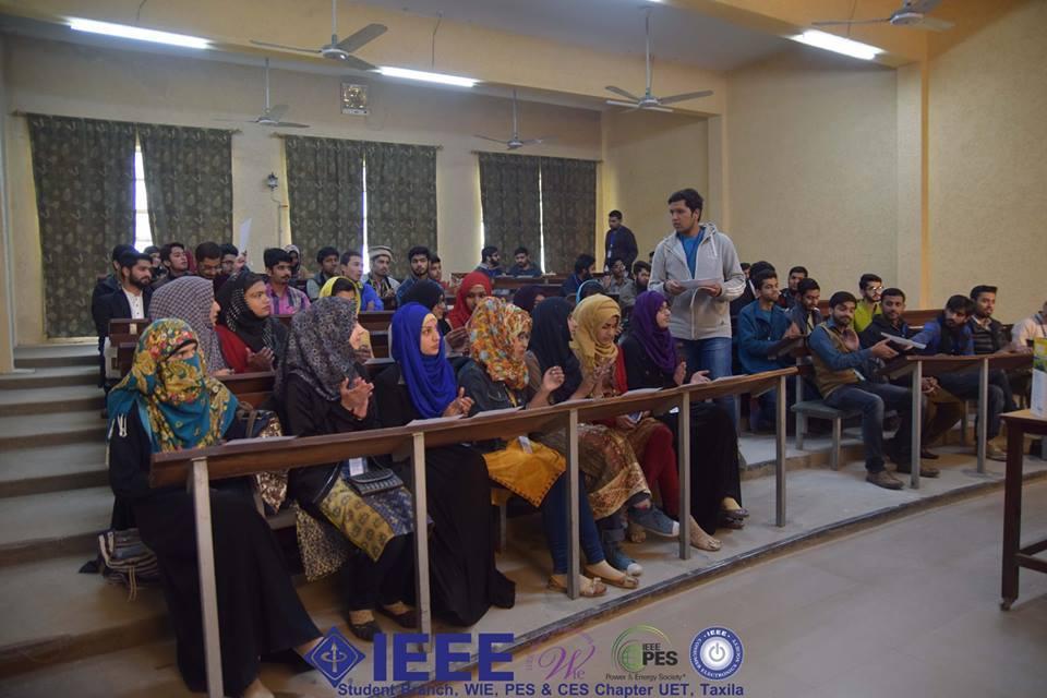 Welcome Party for the New Inductees: Date: February 24, 2017 IEEE UET Taxila arranged a welcome party for the new inductees of the branch. All the new members were invited to attend the party.