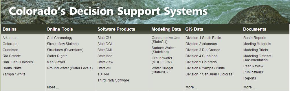Initiative 1 Open Source Software Platform Help the State of Colorado Move Water Resources Software to Open Source Software Licensing Need: The State of Colorado has invested in software tools such