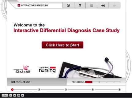 THE PLAN To develop an Interactive Case Study (ICS) Facilitate the learning of the art of diagnostic reasoning for students at a distance Compare the differential diagnosis list generated by students