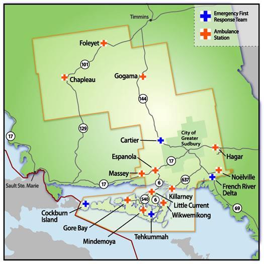 DSB Coverage Area Encompasses the Districts of Manitoulin and Sudbury (excluding the City of Greater Sudbury). An area of over 45,000 sq.