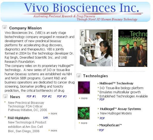 18 Vivo Biosciences Academic spinoff Raj Singh, Ph.D.