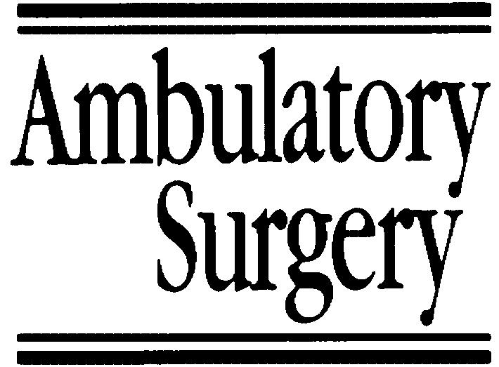 Ambulatory Surgery 9 (2001) 103 107 www.elsevier.