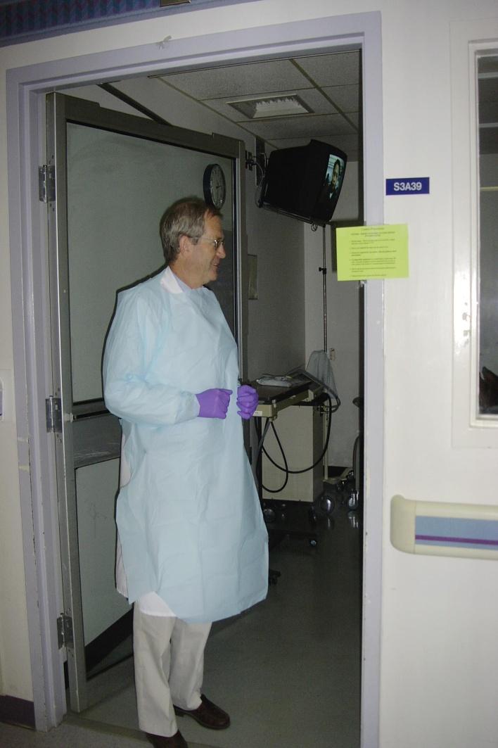 Contact Precautions for patients colonized or infected with MRSA Single Room Wear gown and gloves to enter the room Use the