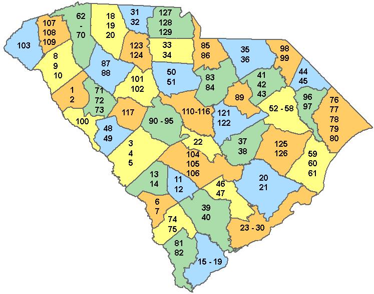 Map: Palmetto State Providers Network (PSPN)