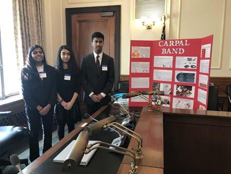 They also participated in the AWISNJ Entrepreneurship and Innovation Challenge and submitted a business plan to commercialize the Carpel Band.