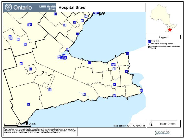 3.2 Health Care System Capacity Health Service Maps There are 248 health service provider agencies in the HNHB LHIN, delivering a wide range of health services As of 2005/06, there were 5 Community