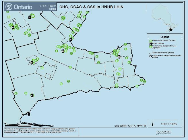 Community Care Access Centres (CCAC): In the 2006/07 fiscal year, the five CCACs in the Hamilton Niagara Haldimand Brant LHIN will receive $209M in annual operating funds from the MOHLTC.