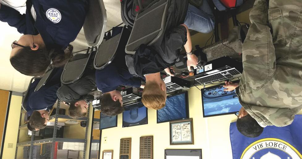 Flight simulators provided by the CAP STEM Kit Program give both cadets and
