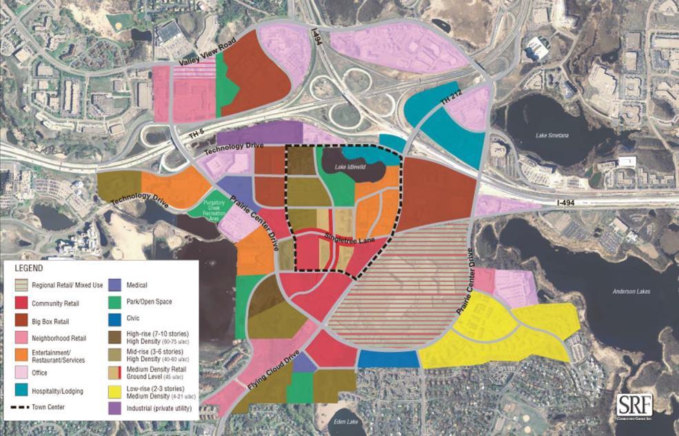 Major Center Area (MCA), Park Acquisition (Lake Idlewild portion of Emerson industrial property) Status as of March 2017 Timing: If can t require/negotiate with redevelopment or need amenity to