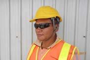 Sunglasses for workers in civil engineering works Training and Supervision Workers to wear protective