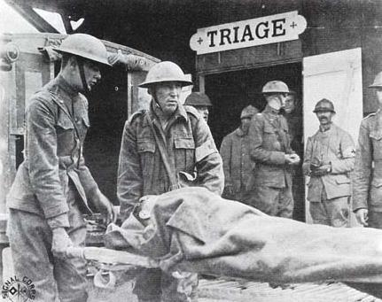 Triage, 42 nd infantry Division,