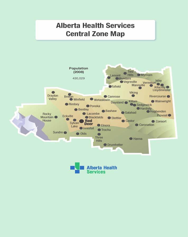 The Central Zone Trauma Program was established January 2008, formerly the David Thompson Health Region.