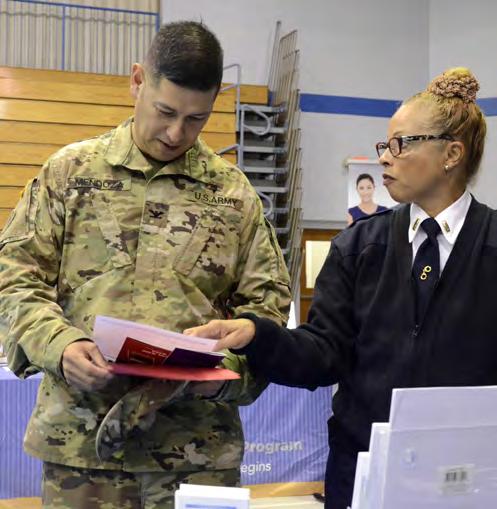 Fair opens doors to jobs, education By DEMETRIA MOSLEY Fort Jackson Leader Tuesday s college and career fair at the Solomon Center was absolutely a big deal, according to Fort Jackson s commander.