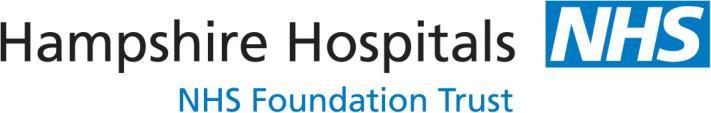 Hampshire Hospital NHS Foundation Trust It is important to note that this description is a typical example of your and may be Hampshire Hospitals Foundation NHS Trust From 3 rd August 2016 Individual