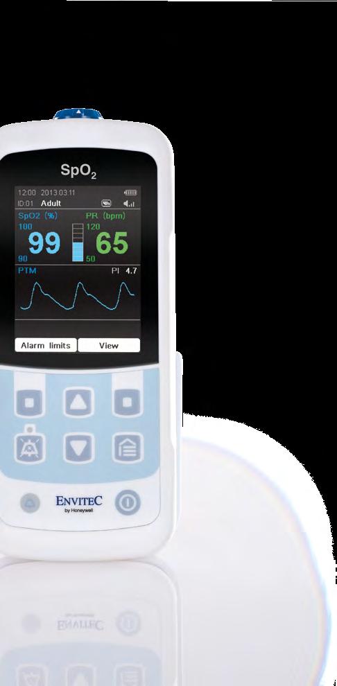 High performance in all areas facilitates accurate diagnoses and monitoring MySign S is ideally suited for the continuous monitoring and spotchecking of SpO2 and pulse