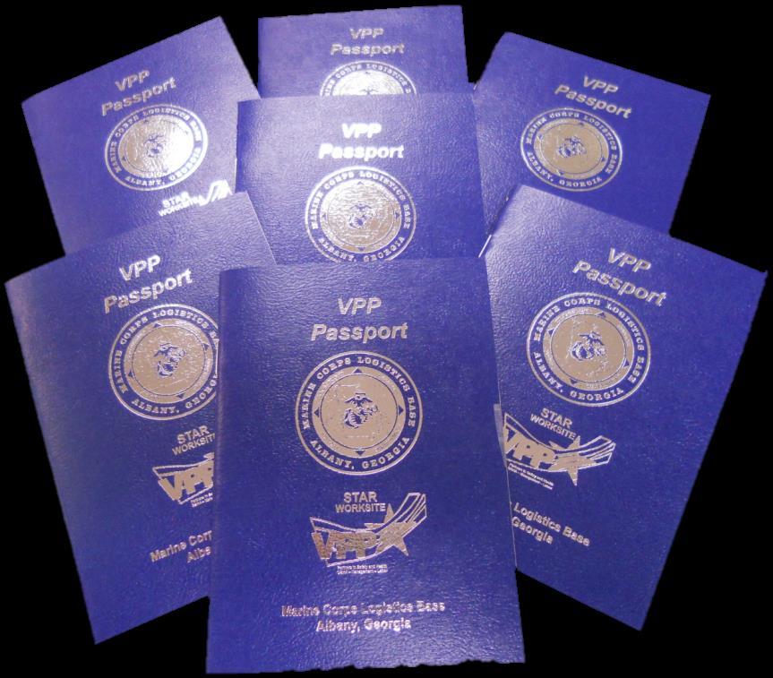 MCLB Albany VPP Passport All MCLB Albany Marines and Civilian Marines will participate in the VPP Passport. Contract employees are encouraged to participate.