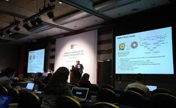 World Conference of Science Journalists 2015 MERS Session They also put together a special session on MERS.