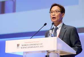 This was followed by a welcome speech from Federation President Chul-joong Kim,