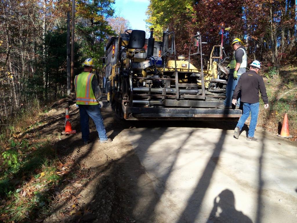 training and applied for grant funding. With a $20,000 Low Volume Road grant, the Borough successfully made drainage improvements on Mine Hill Road.