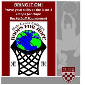Holy Cross College to Hold Hoops for Hope From the streets of Bangalore, India to the classrooms in São Paulo, Brazil, the Brothers of Holy Cross continue to bring hope to people of many cultures,
