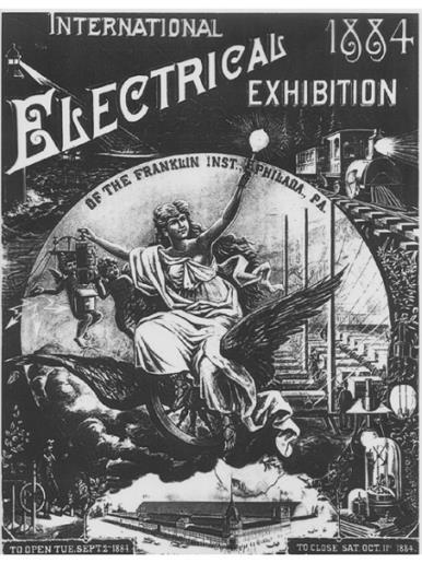 Invitation to the AIEE organizational meeting, Electrical World, 5 April 1884 Program of