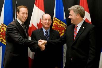 Mar.7, 2009 In Membertou Federal Minister Peter MacKay visits Membertou to announce that a Membertou Company Wins $37 Million Tar Ponds contract Robin Googoo, President, MB2 Construction Work