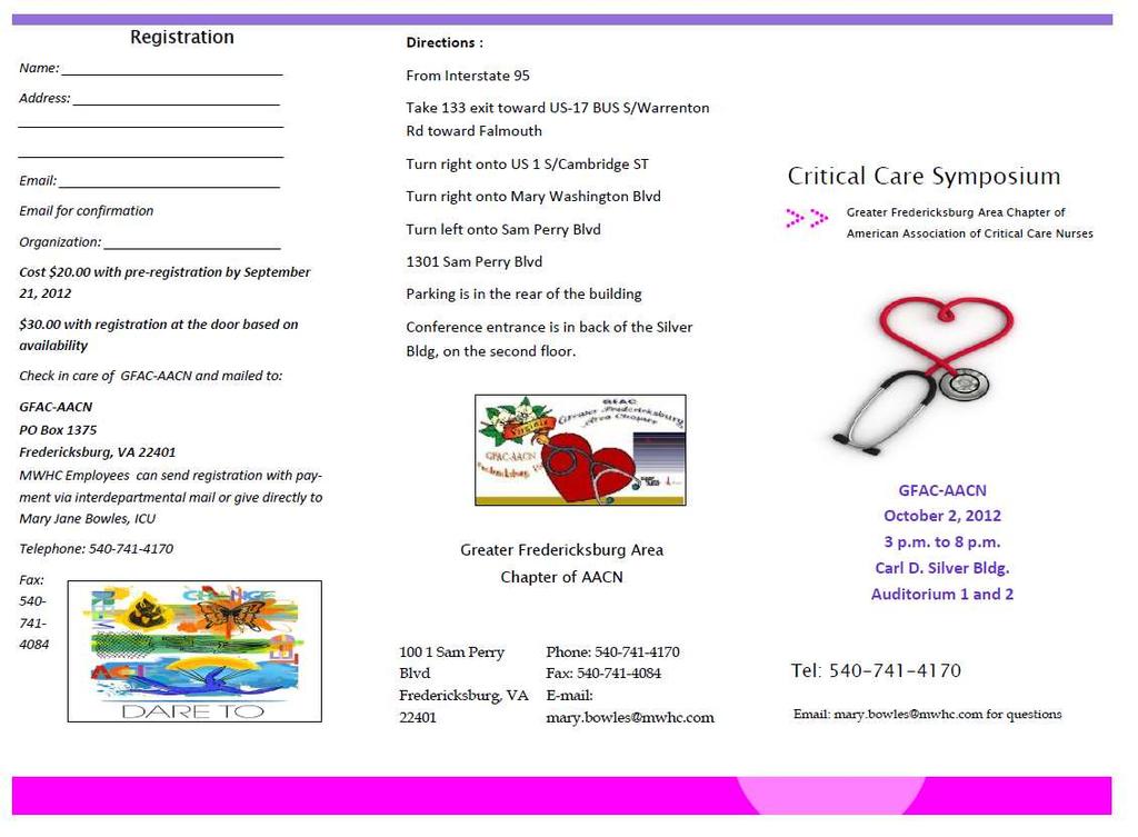 Educational opportunity: Critical Care Seminar by the Greater Fredericksburg