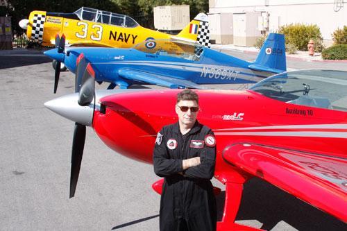 Dennis "Just the Pilot" Buehn SCA AEROBATIC AND TAILWHEEL INSTRUCTOR PILOT Just the Pilot grew up in the 50s peddling his bicycle around the Long Beach Airport.