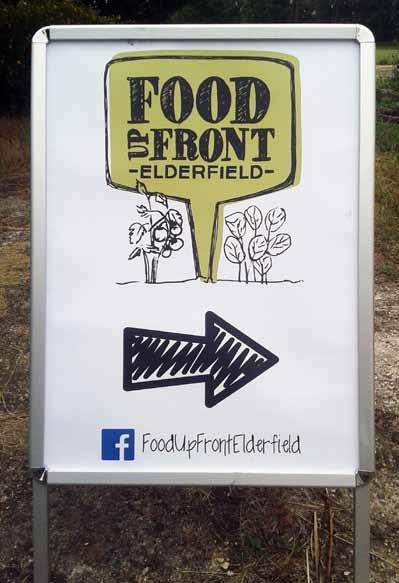 Food Up Front Elderfield lessons from the frontline by Seb Mayfield In 2014 I was managing a scoping exercise for the food bank, Winchester Basics Bank, to explore how the local charity could make a