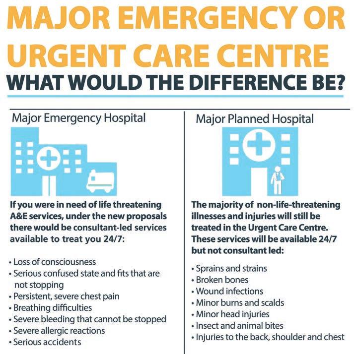 Why the Governing Body named its preferred options Appendix 1 explains the process we used to arrive at two possible options for acute hospital care in Dorset.