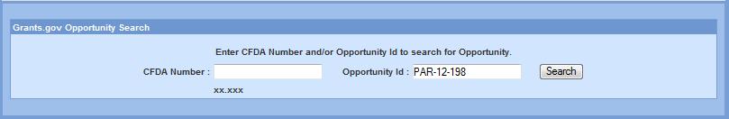 Create Proposal from Opportunity Search You have the option to search for