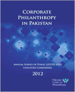 The Centre was established as a result of research on philanthropy and remains the sole niche institute for philanthropic studies in Pakistan.